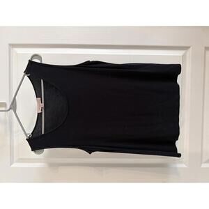 Philosophy Republic Clothing Black Sleeveless Viscose Spandex Top